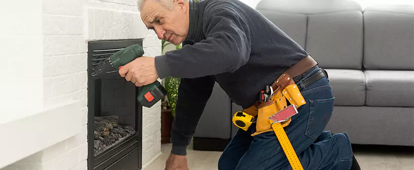 New Indoor Fireplace Installation in Madison, New Jersey