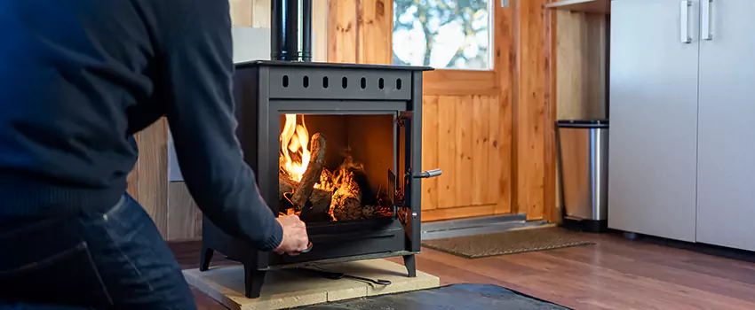 Open Hearth Wood Fireplace Installation in Madison, NJ